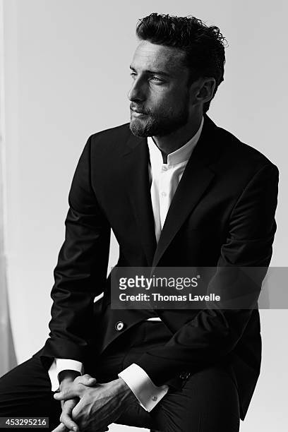 Italian footballer Claudio Marchisio is photographed for GQ Italy on April 22, 2014 in Turin, Italy.