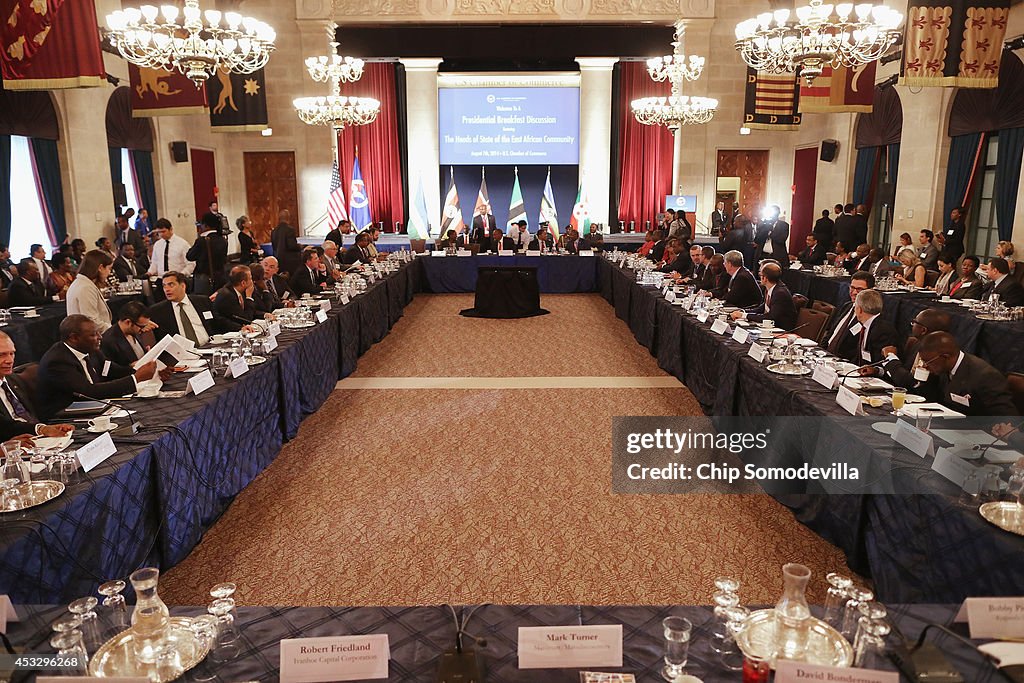 East African Leaders Participate In Discussion At US Chamber Of Commerce