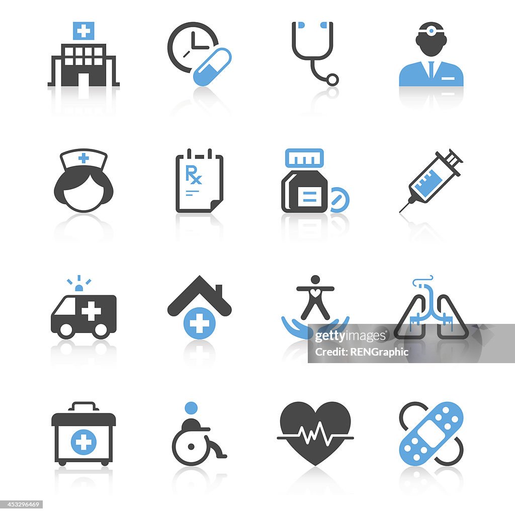 Medizinische Icon Serie-Set/präzise