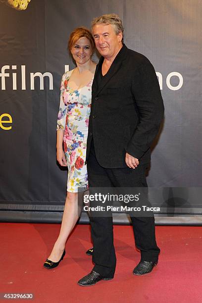 Martina Gedeck and Markus Imboden attend 'Lucy' Premiere on August 6, 2014 in Locarno, Switzerland.