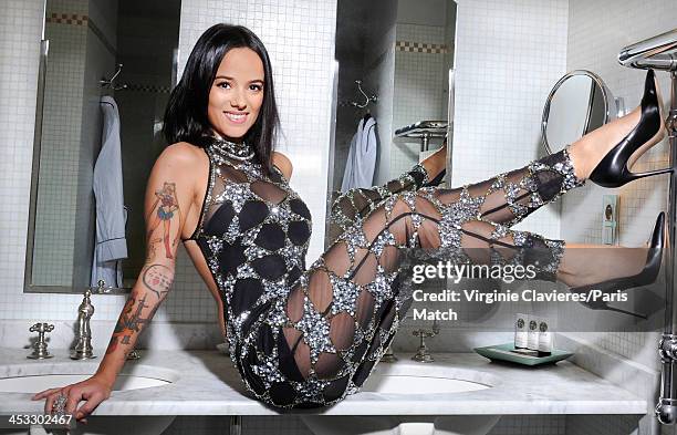Singer Alizee is photographed for Paris Match on November 24, 2013 in Paris, France.