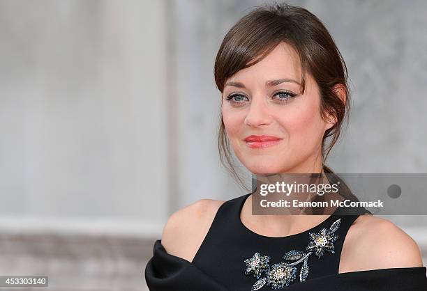 Marion Cotillard attends the UK Premiere of "Two Days, One Night" at Somerset House on August 7, 2014 in London, England.