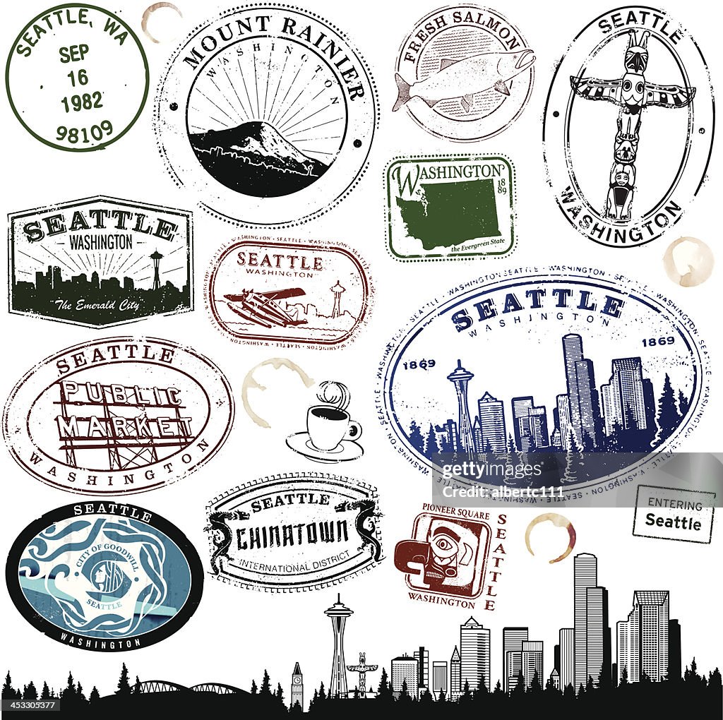Seattle VIntage Stamps