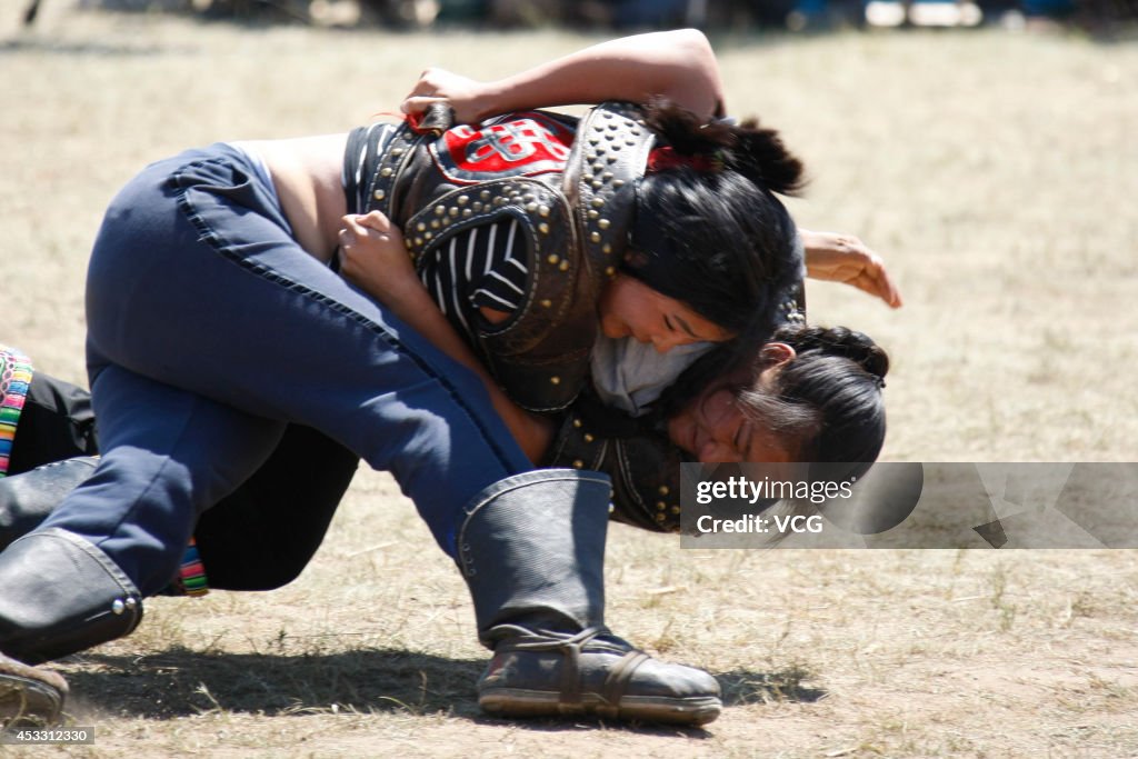 Traditional Naadam Fair In Inner Mongolia