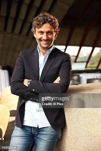 Jonas Kaufmann poses for a photo ahead of his first ever Australian concert tour to Sydney and Melbourne, at the Sydney Opera House on August 8, 2014...