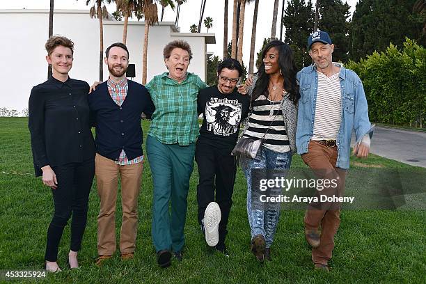 Jerusha Hess, Aaron Ruell, Sandy Martin, Efren Ramirez, Shondrella Avery and Jon Gries attend the Sundance NEXT FEST screening of "Napoleon Dynamite"...