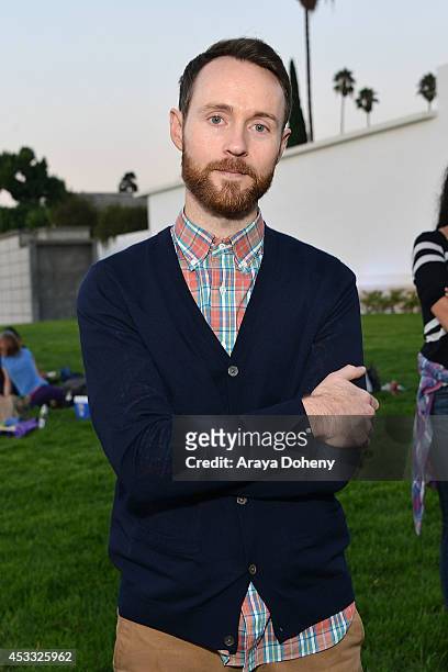 Aaron Ruell attends the Sundance NEXT FEST screening of "Napoleon Dynamite" at Hollywood Forever on August 7, 2014 in Hollywood, California.