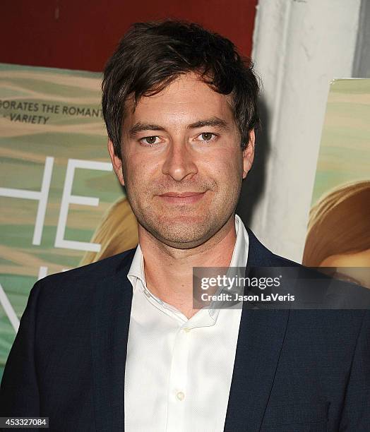 Actor Mark Duplass attends the premiere of "The One I Love" at the Vista Theatre on August 7, 2014 in Los Angeles, California.