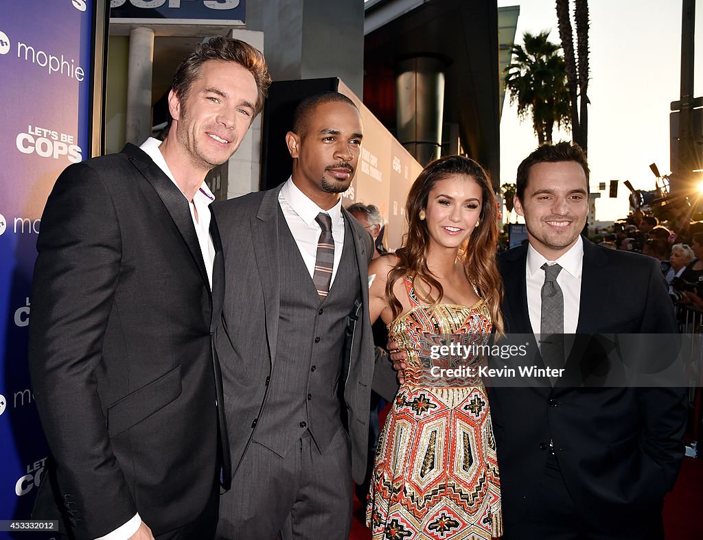 Premiere Of Twentieth Century Fox's "Let's Be Cops" - Red Carpet