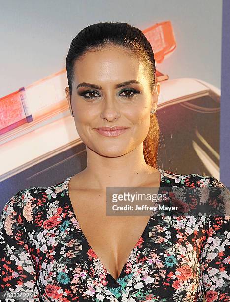 Actress Samara Saraiva attends the 'Let's Be Cops' Los Angeles Premiere held at the ArcLight Hollywood on August 7, 2014 in Hollywood, California.