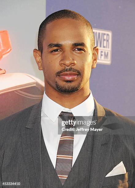 Actor Damon Wayans, Jr. Attends the 'Let's Be Cops' Los Angeles Premiere held at the ArcLight Hollywood on August 7, 2014 in Hollywood, California.