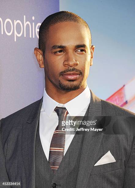 Actor Damon Wayans, Jr. Attends the 'Let's Be Cops' Los Angeles Premiere held at the ArcLight Hollywood on August 7, 2014 in Hollywood, California.