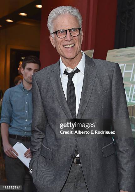 Actor Ted Danson arrives to the premiere of RADIUS-TWC's "The One I Love" at the Vista Theatre on August 7, 2014 in Los Angeles, California.