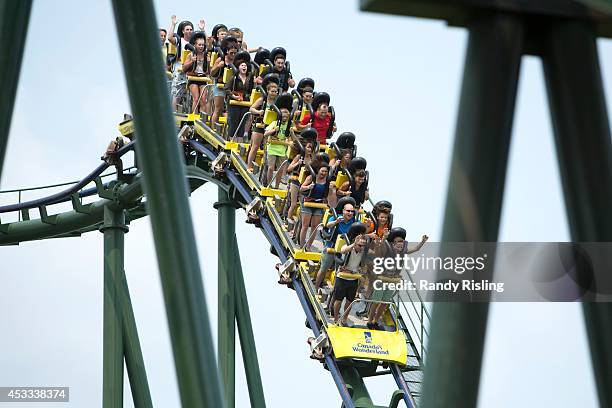 Stand Up Roller Coaster Photos and Premium High Res Pictures - Getty Images