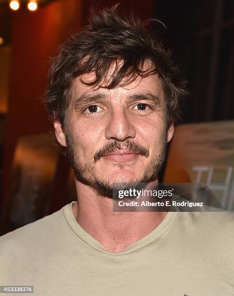 Actor Pedro Pascal arrives to the premiere of RADIUS-TWC's "The One I Love" at the Vista Theatre on August 7, 2014 in Los Angeles, California.