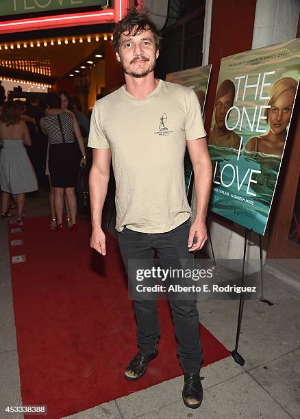 Actor Pedro Pascal arrives to the premiere of RADIUS-TWC's "The One I Love" at the Vista Theatre on August 7, 2014 in Los Angeles, California.