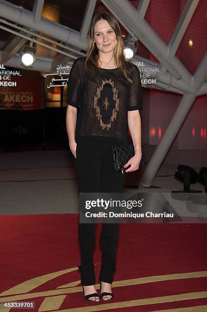 Ana Girardot attends the 'Sara' Premiere At 13th Marrakech International Film Festival on December 3, 2013 in Marrakech, Morocco.