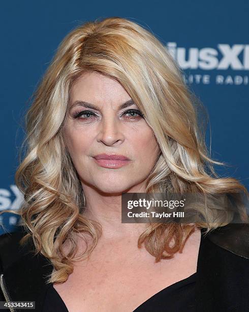 Actress Kirstie Alley attends Entertainment Weekly Radio's special broadcast with the cast of "Kirstie" at SiriusXM Studios on December 3, 2013 in...
