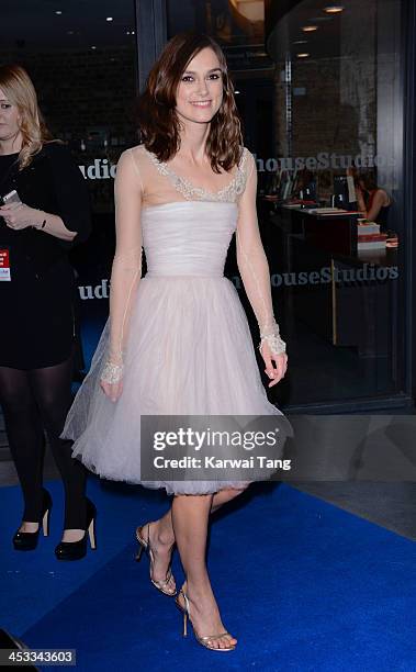 Keira Knightley attends the SeriousFun London Gala 2013 at The Roundhouse on December 3, 2013 in London, England.The Serious Fun Children's Network...