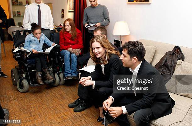 Nathalie Kosciusko-Morizet, Right-wing UMP Party candidate for the March 2014 Paris mayoral elections attends a press conference on December 3, 2013...