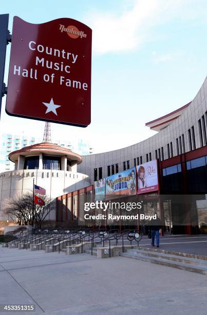 Country Music Hall Of Fame And Museum, in Nashville, Tennessee on NOVEMBER 24, 2013.