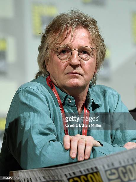 Writer/producer Michael Hirst attends a panel for the History series "Vikings" during Comic-Con International 2014 at the San Diego Convention Center...