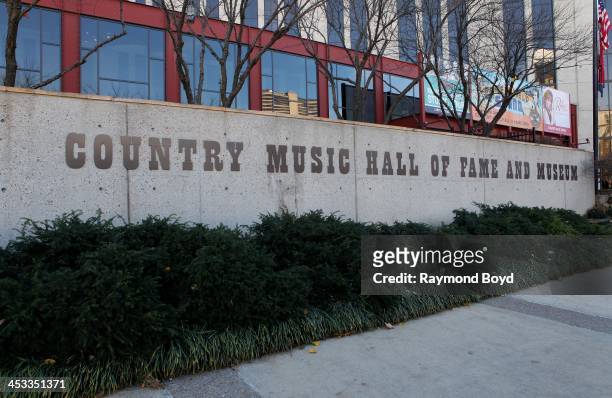 Country Music Hall Of Fame And Museum, in Nashville, Tennessee on NOVEMBER 24, 2013.