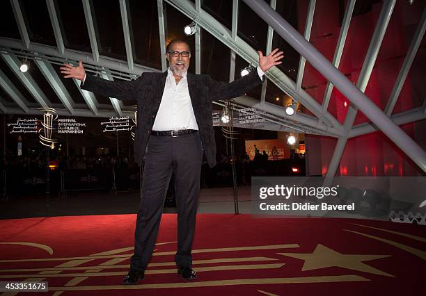 Mohamed Khouzi attends the 'Sara' premiere at the 13th Marrakech International Film Festival on December 3, 2013 in Marrakech, Morocco.