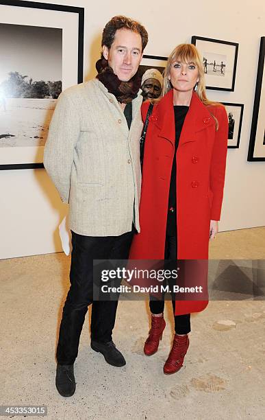 Deborah Leng attends a private view of Nikolai Von Bismarck's new photography exhibition 'In Ethiopia' at 12 Francis Street Gallery on December 3,...