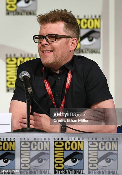 Julian Hobbs, vice president of scripted and non-fiction development and programming for History, attends a panel for the History series "Vikings"...