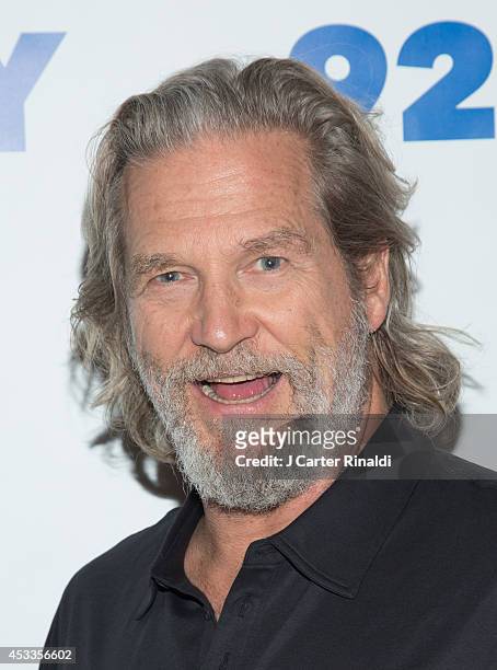 Actor Jeff Bridges attends 92nd Street Y Presents: An Evening With Jeff Bridges And Lois Lowry on August 8, 2014 in New York City.