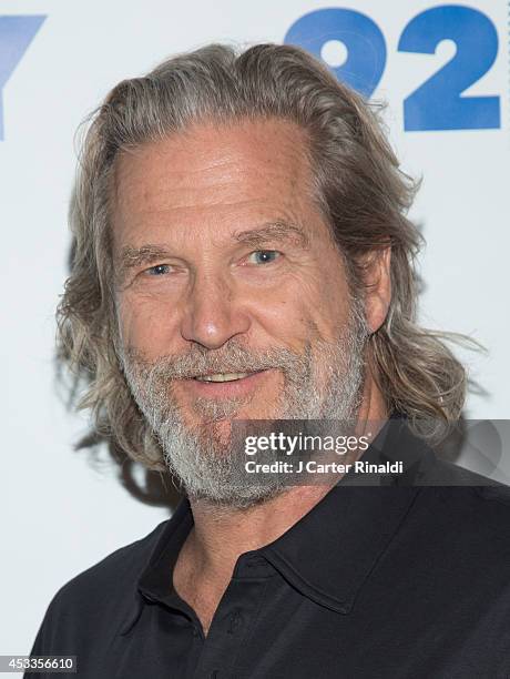 Actor Jeff Bridges attends 92nd Street Y Presents: An Evening With Jeff Bridges And Lois Lowry on August 8, 2014 in New York City.