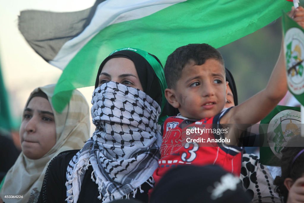 Thousands rally in Amman against Israeli attacks on Gaza