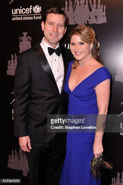 Henry Hager and UNICEF Next Generation Chair, Jenna Bush Hager attend The Ninth Annual UNICEF Snowflake Ball at Cipriani, Wall Street on December 3,...
