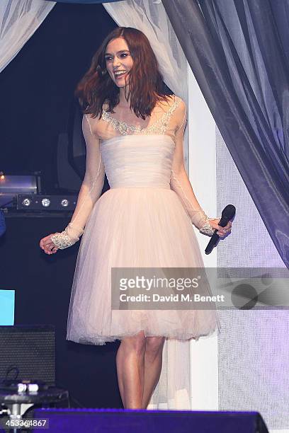 Keira Knightley on stage at the SeriousFun London Gala 2013, benefiting a growing community of camps and programs serving children with serious...
