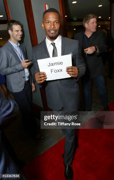 Jamie Foxx attends the 14th Annual Harold & Carole Pump Foundation Event on August 8, 2014 in Los Angeles, California.