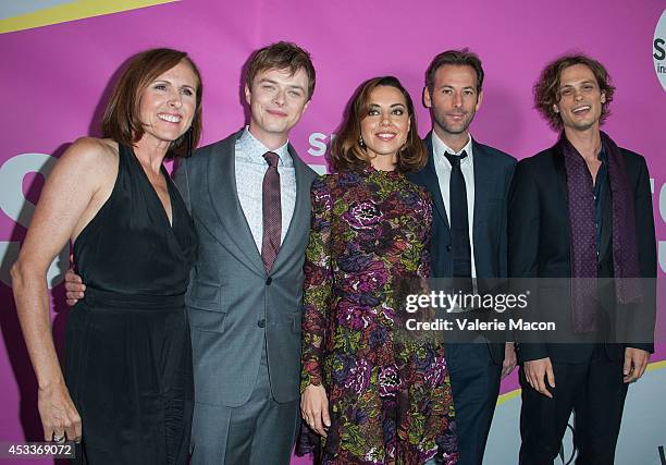 Molly Shannon, Dane DeHaan, Aubrey Plaza, Jeff Baena and Matthew Gray Gubler arrive at Sundance NextFest Film Festival Premiere Of "Life After Beth"...