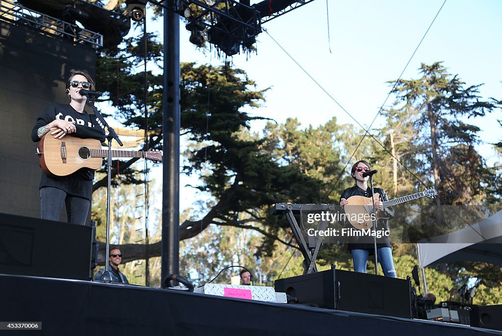 2014 Outside Lands Music And Arts Festival - Twin Peaks Stage - Day 1