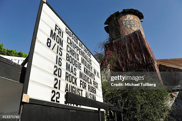 Atmosphere shot of the House Of Blues West Hollywood on the "Sunset Strip" on August 8, 2014 in Hollywood, California. According to Bloomberg News,...