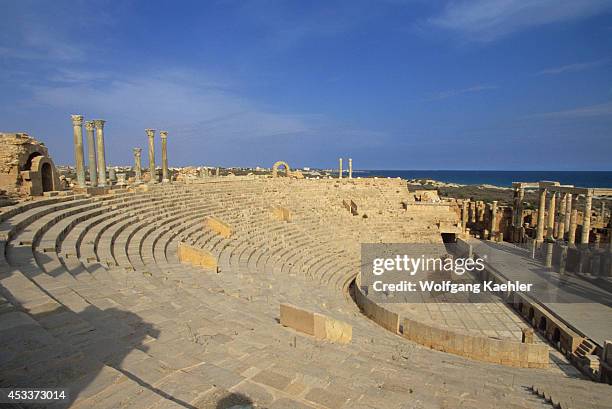 Libya, Near Tripoli, Leptis Magna, Theatre.
