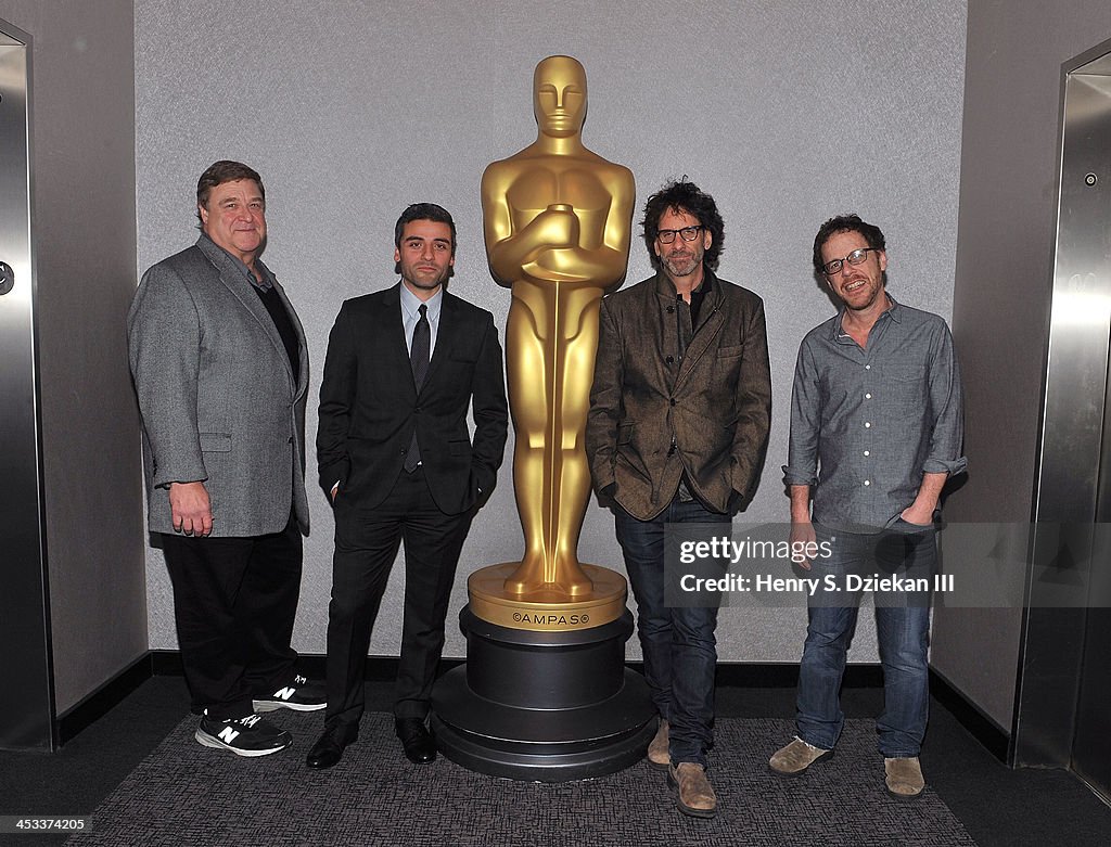 The Academy Of Motion Picture Arts And Sciences Hosts An Official Academy Members Screening Of "Inside Llewn Davis"