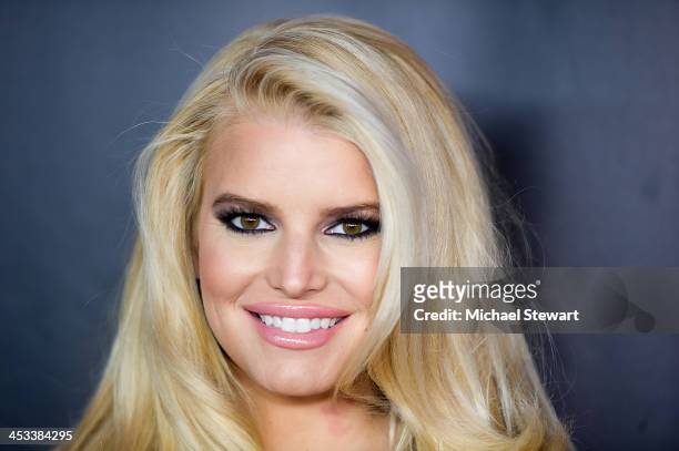 Singer Jessica Simpson attends the 27th Annual Footwear News Achievement Awards at the IAC Building on December 3, 2013 in New York City.