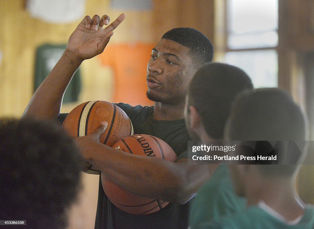 Seeds of Peace's annual basketball clinic