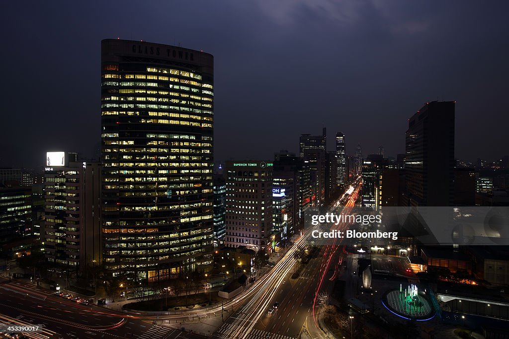 General Views Of The Business District Ahead Of South Korea GDP Numbers