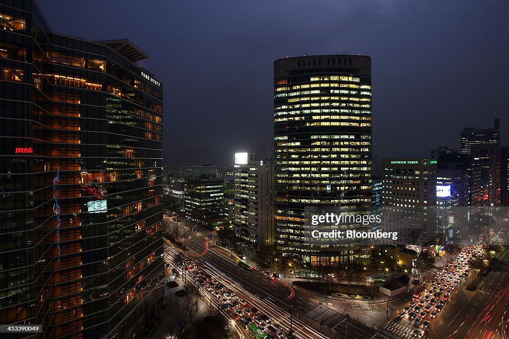 General Views Of The Business District Ahead Of South Korea GDP Numbers