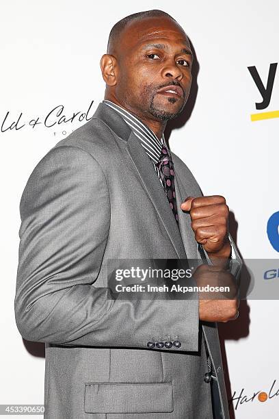 Former professional boxer Roy Jones Jr. Attends the 14th Annual Harold & Carole Pump Foundation Gala at the Hyatt Regency Century Plaza on August 8,...