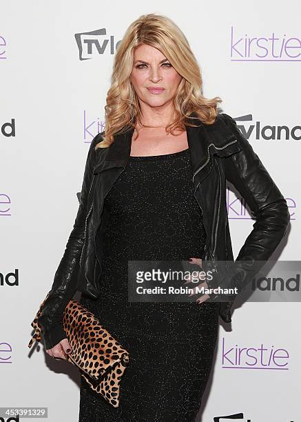 Actress Kirstie Alley attends the "Kirstie" premiere party at Harlow on December 3, 2013 in New York City.