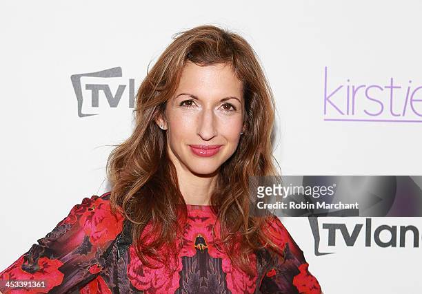 Actress Alysia Reiner attends the "Kirstie" premiere party at Harlow on December 3, 2013 in New York City.