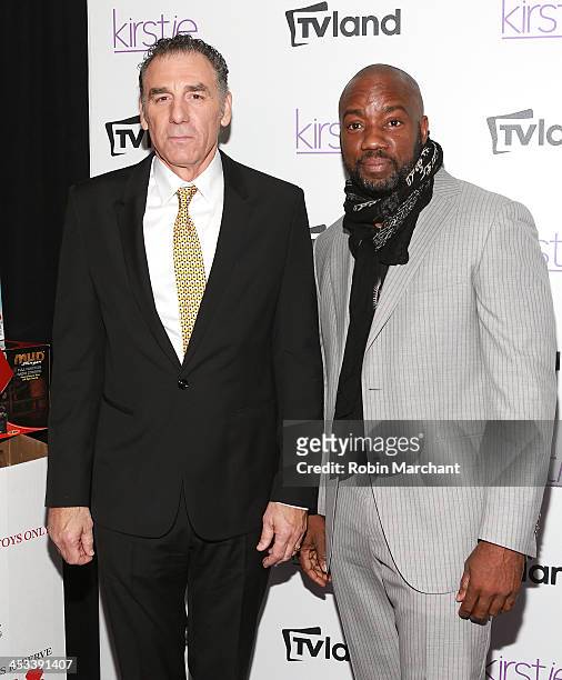 Actors Michael Richards and Malik Yoba attend the "Kirstie" premiere party at Harlow on December 3, 2013 in New York City.