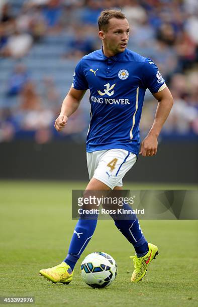 Danny Drinkwater of Leicester City in action during the pre season friendly match between Leicester City and Werder Bremen at The King Power Stadium...